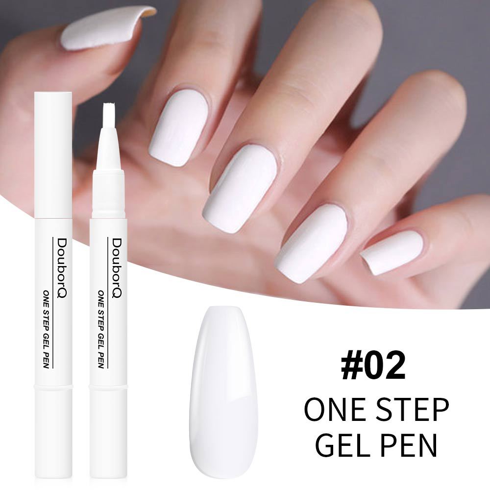 Manicure One Step Glue Pen-shaped Gel Nail Polish