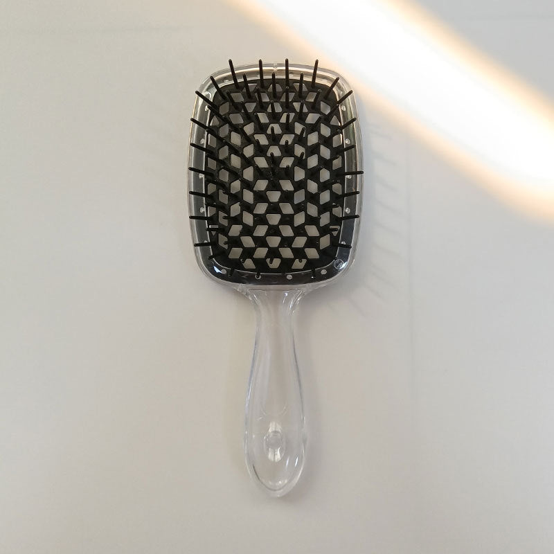 Play Beauty Hollow Mesh Massage Hairdressing Shape Plaid Salon Hair Brushes & Combs