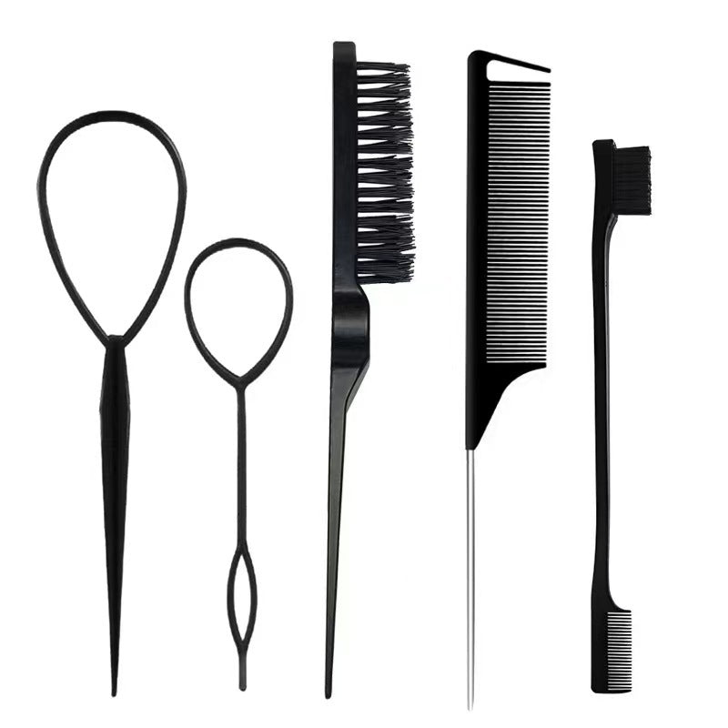 Sets Fluff Steel Needle Tail Duckbill Clip Hair Brushes & Combs