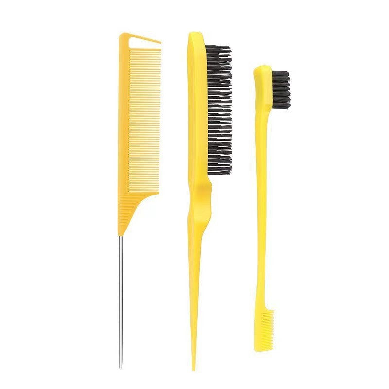 Sets Fluff Steel Needle Tail Duckbill Clip Hair Brushes & Combs