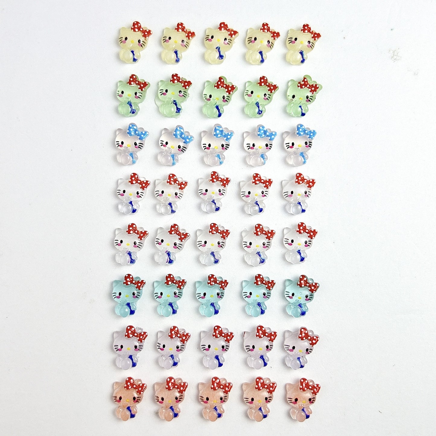 Cartoon Mini Cat Ornament Wear Manicure Nail Care Nail Art