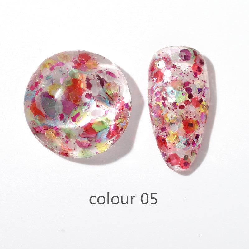 Beauty Gel Mini Color Large Sequins Nail Polish