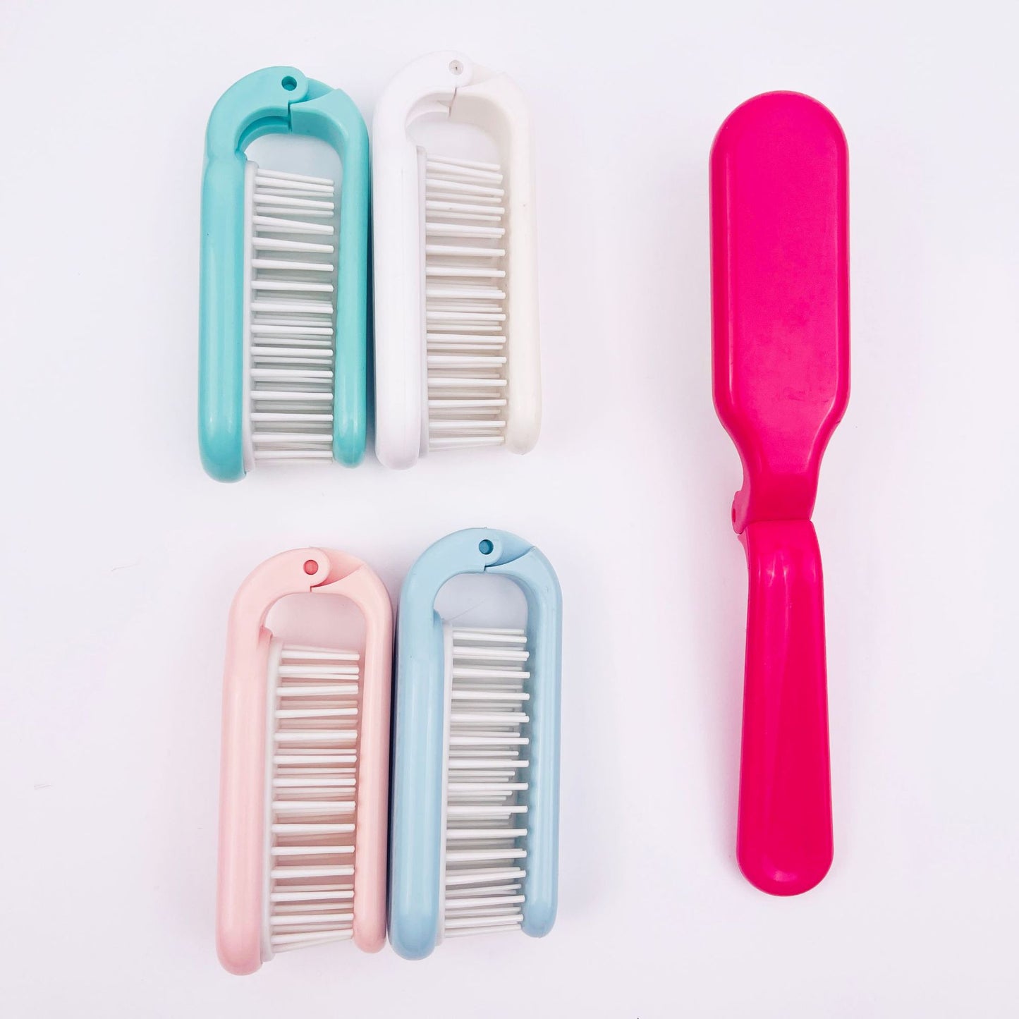 Folding For Hairdressing Air Cushion Pocket Small Portable Mirror Hair Brushes & Combs