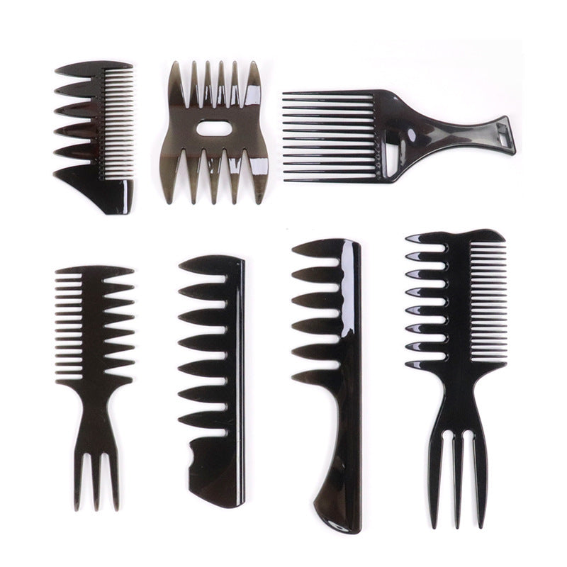 Meiji Retro Oil Head Hairdressing Styling Texture Hair Brushes & Combs