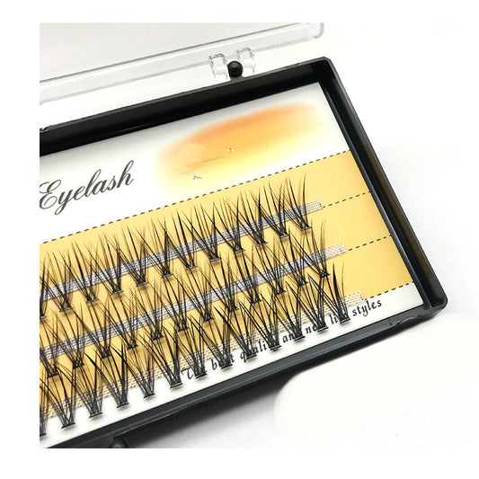 Cluster Hot Melt Individual Eyelash Thick False Lashes