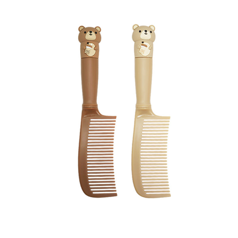 Bear Wide Tooth Hairdressing Dense Portable Hair Brushes & Combs