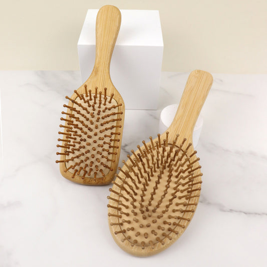 Bamboo Air Cushion Massage Airbag Hairdressing Hair Brushes & Combs