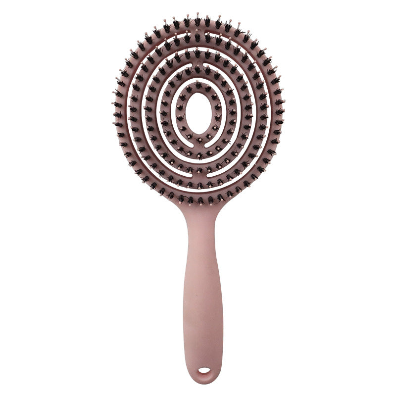 Bristle Arc Round Hairdressing Long Fluffy Hair Brushes & Combs