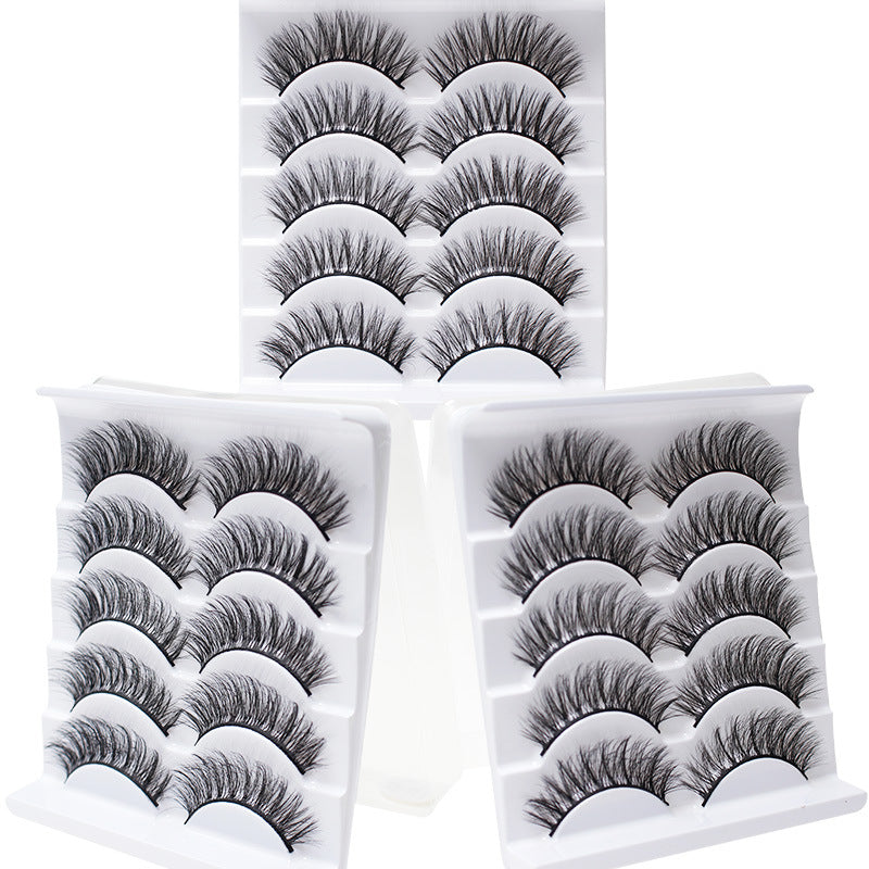 Eyelash Stability Pairs Three-dimensional Eyelashes Curling False Lashes