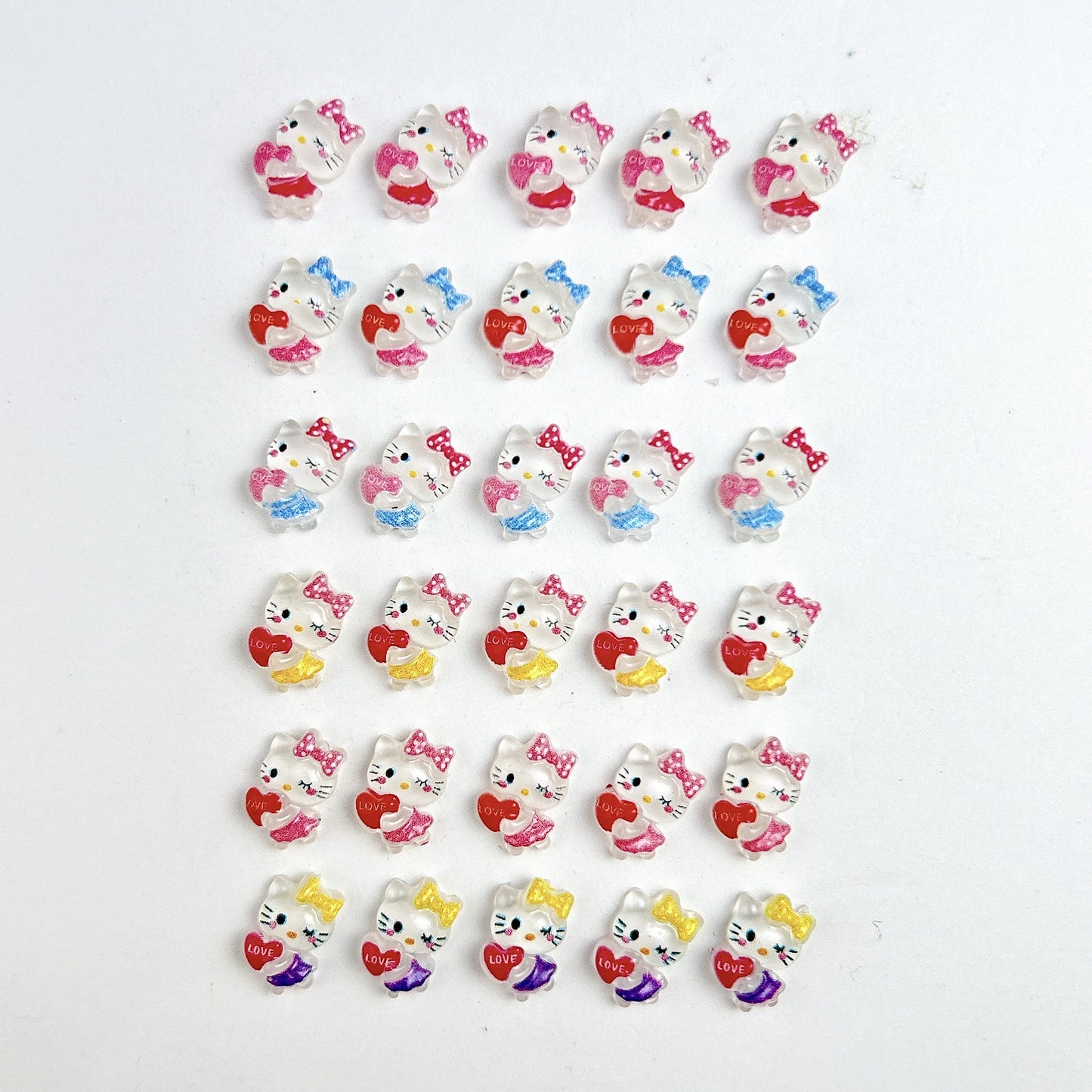 Cartoon Mini Cat Ornament Wear Manicure Nail Care Nail Art