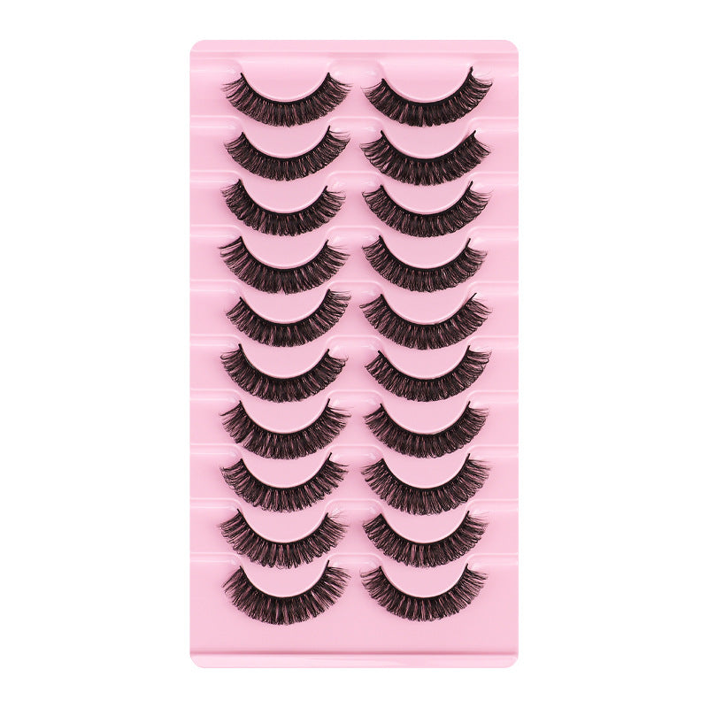 Warped Russian Curly Large Curved Thick False Lashes