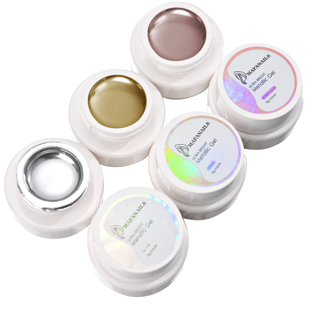 Filling High-density Mirror Colored Drawing Glue Therapy Plastic Nail Polish