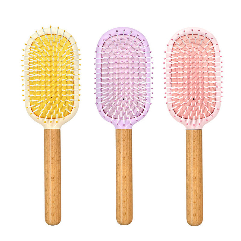 Light Color Series Hairdressing Hollow Backboard Broken Hair Brushes & Combs