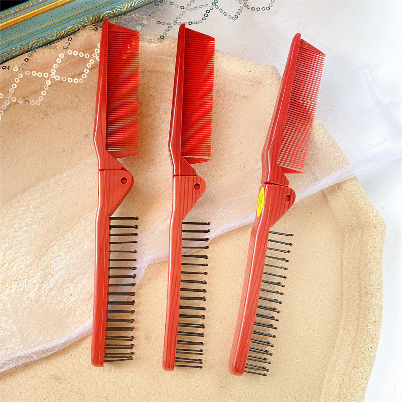 Business Traveling Portable Partition Folding Setting Hair Brushes & Combs