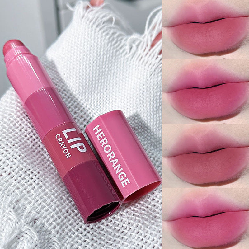 Four-color Mini Combination Plain White Matte Lipsticks