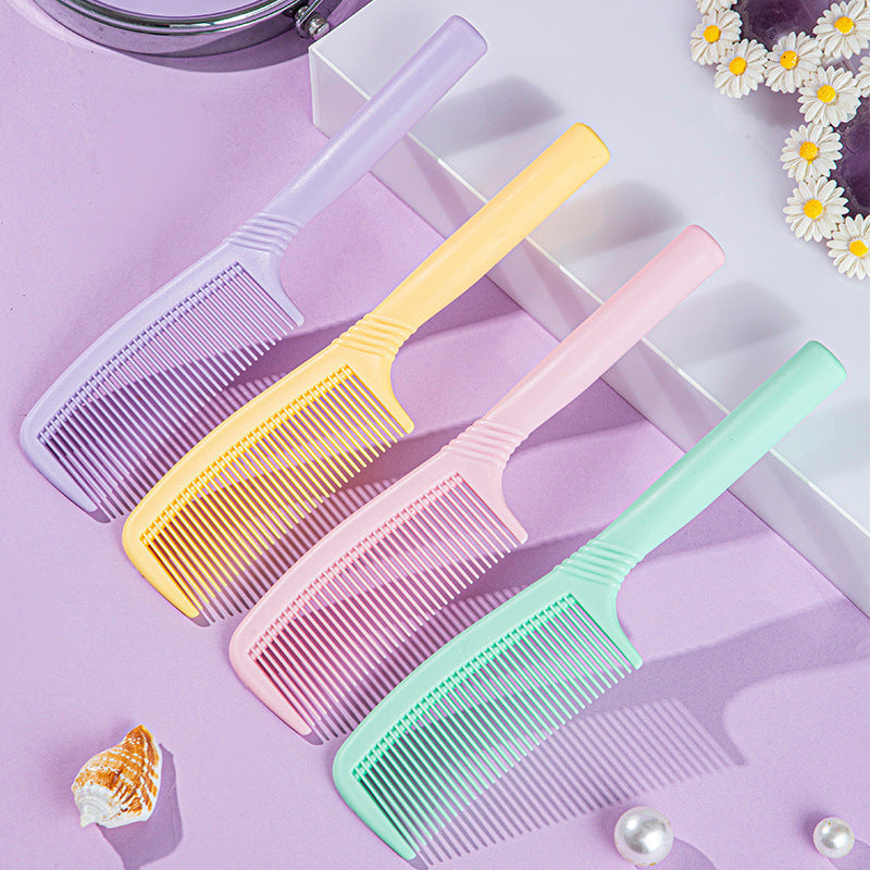 Vertical Shape Upright Plastic Tangle Macaron Hair Brushes & Combs