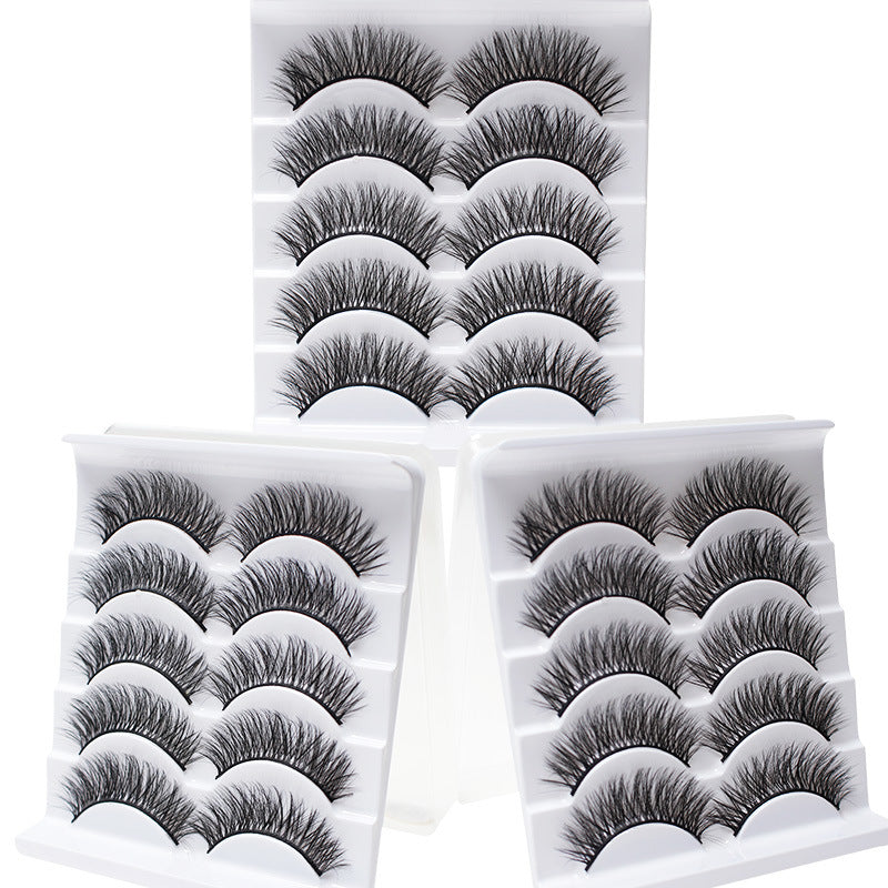 Eyelash Stability Pairs Three-dimensional Eyelashes Curling False Lashes