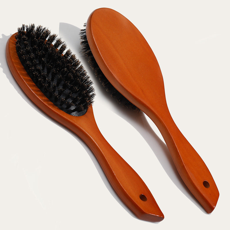 Portable Hairdressing Wooden Airbag Massage Meridian Hair Brushes & Combs