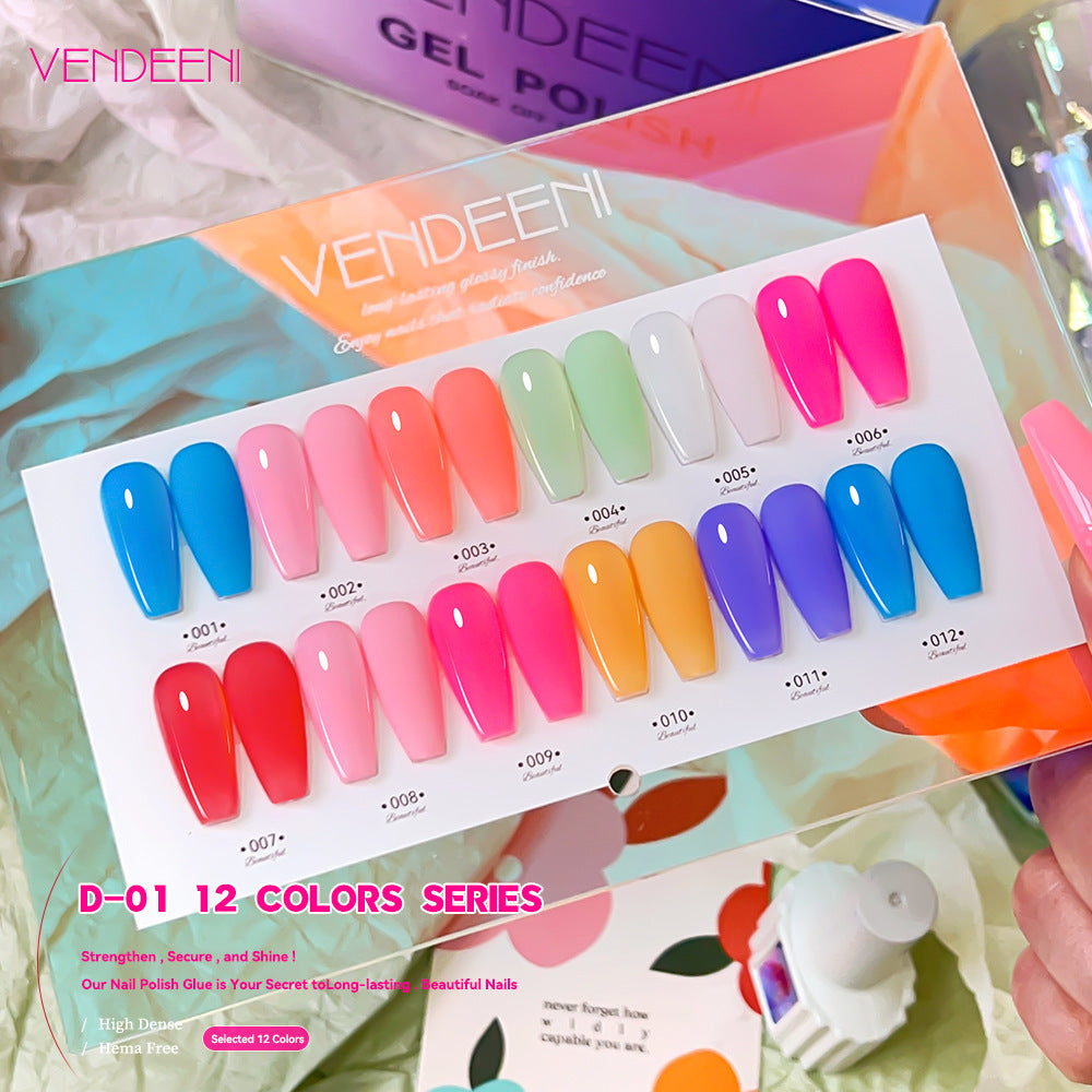 Pure Color Suit Summer Gel Dopamine Candy Nail Polish