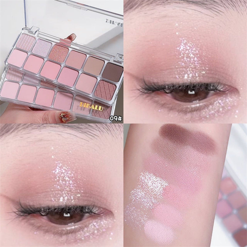 Children's Diamond Peach Kumquat Shadow Sparkling Shimmer Eyeshadow