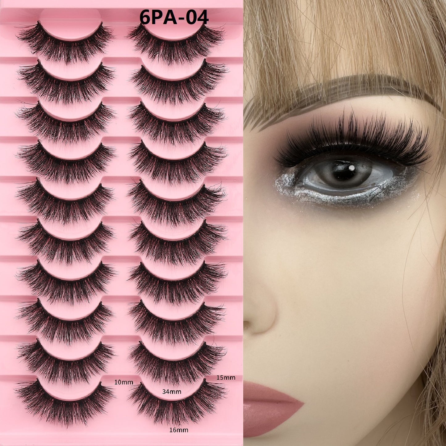 Of Cat Eyes Eyelash Thick Hard False Lashes