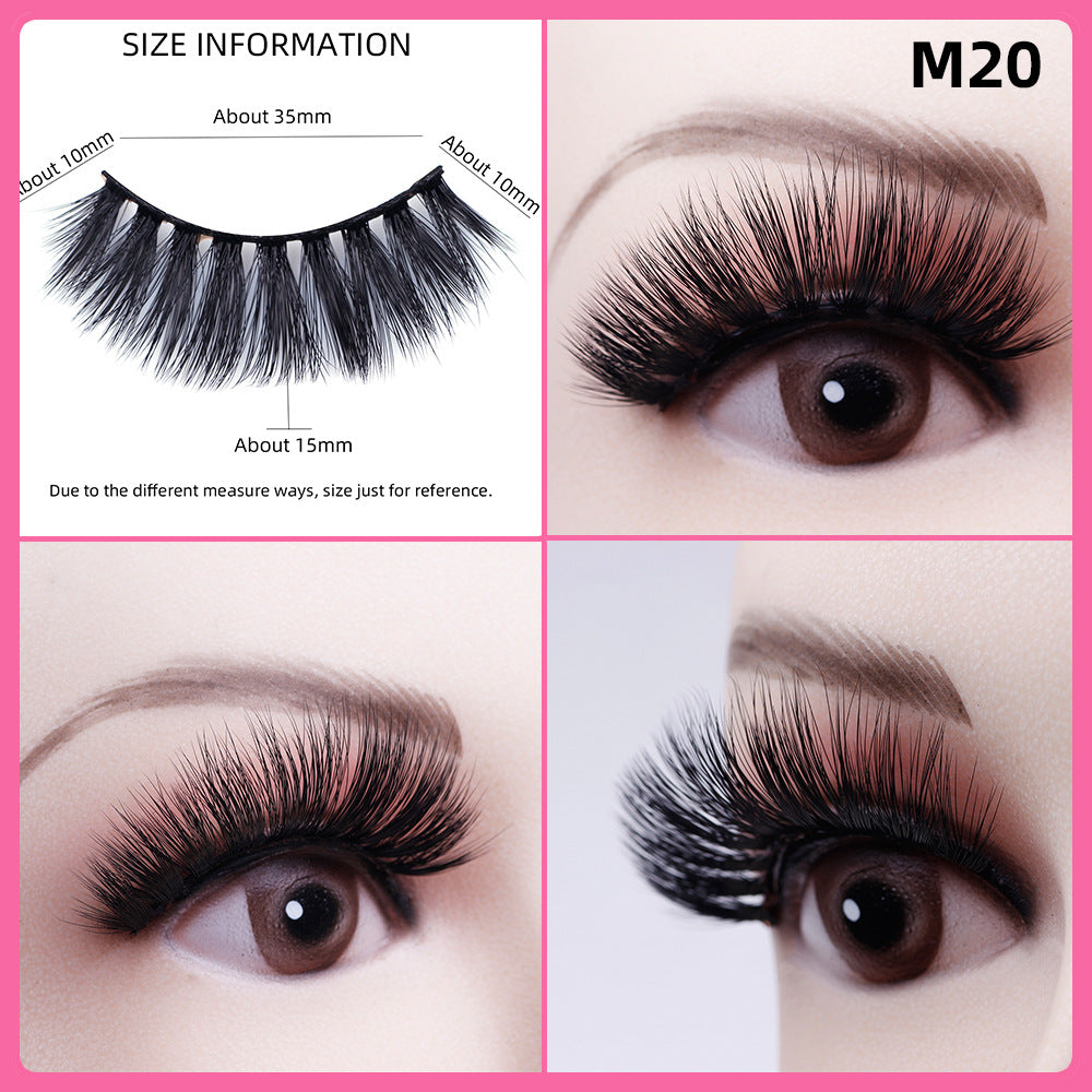 Cross High Imitation Mink Eyelashes Single False Lashes