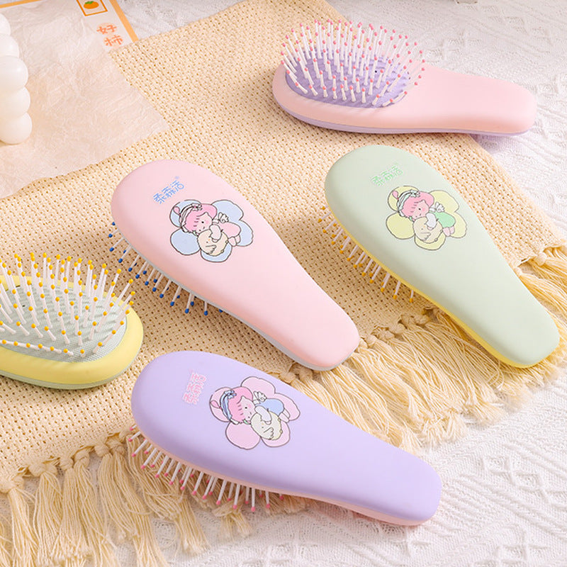 Rice Ball Bear Airbag Massage Cartoon Cute Heart Hairdressing Hair Brushes & Combs