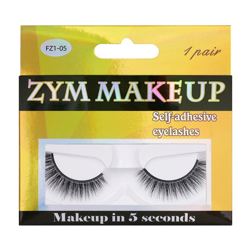 Self-adhesive Eyelashes Package Bie Beginner Comes False Lashes