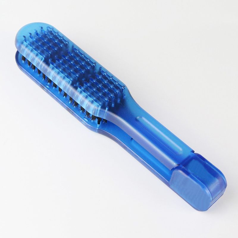 Clamp Plastic Hairdressing Transparent V Shape Hair Brushes & Combs