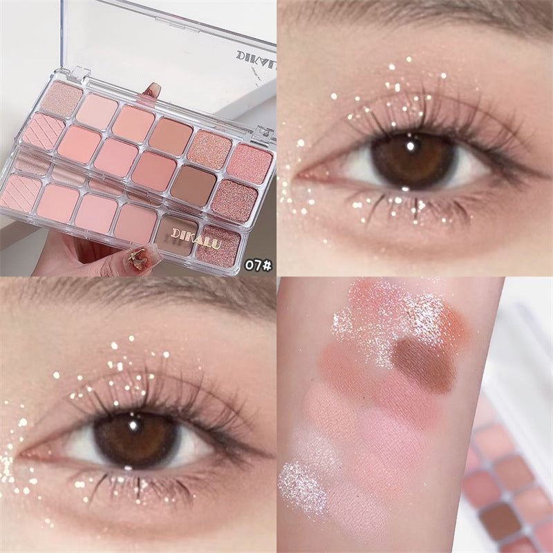 Children's Diamond Peach Kumquat Shadow Sparkling Shimmer Eyeshadow