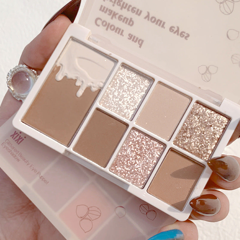 Shadow Plate Oats Milk Tea Nude Color Eyeshadow