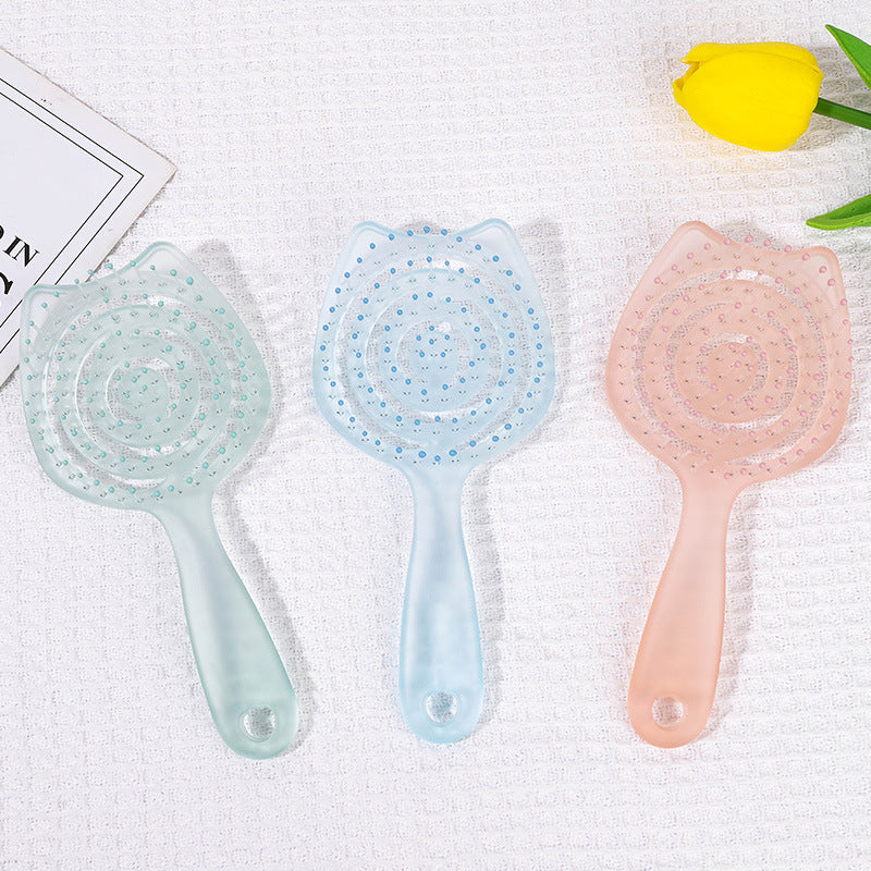 Candy Series Wet Dry Air Fluffy Hollow Hair Brushes & Combs