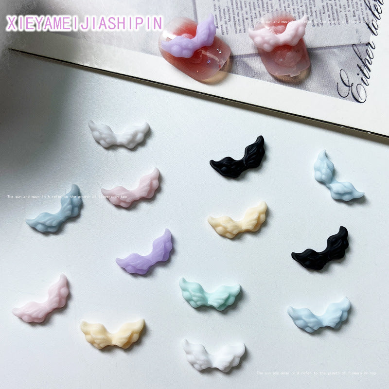 Angel Wings Trinket Mini Cartoon Resin Nail Care Nail Art