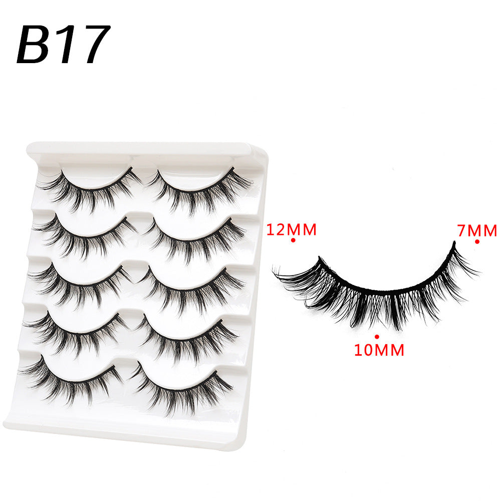 Devil Eyelashes Natural Curling Hard Stem False Lashes