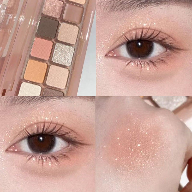 Plate Matte Thin Glittering High Light Natural Repair Eyeshadow