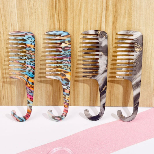 Beautiful Niche Small Size Short Acetate Hair Brushes & Combs