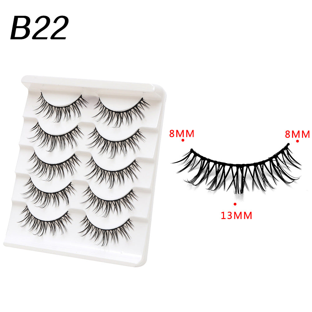 Devil Eyelashes Natural Curling Hard Stem False Lashes