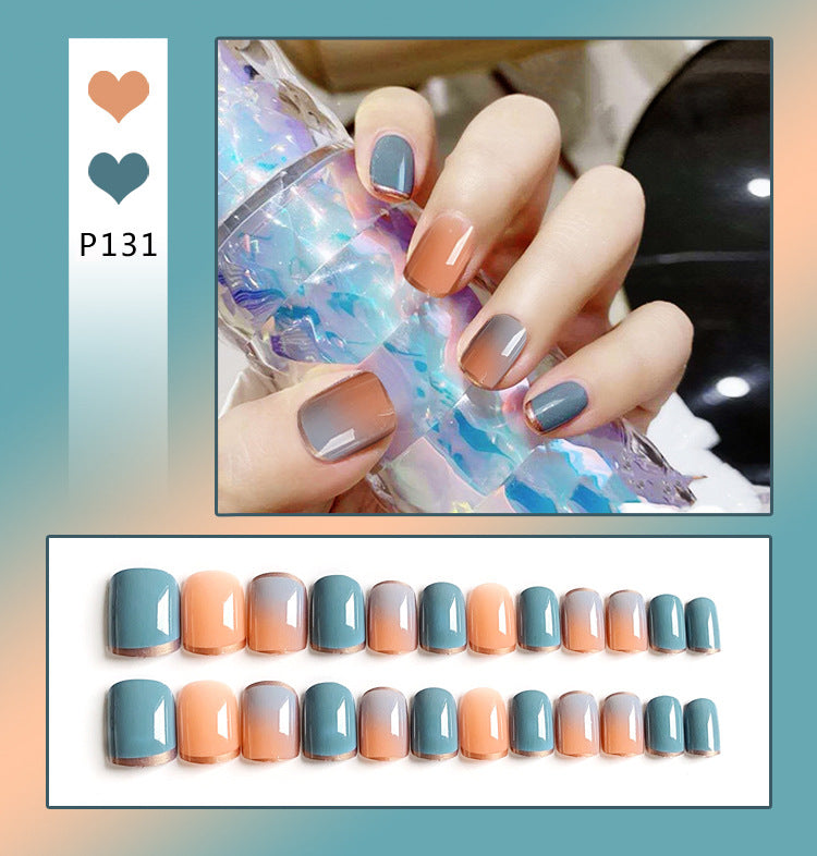 Fake Patch Wear Armor Finished Tip Nail Art