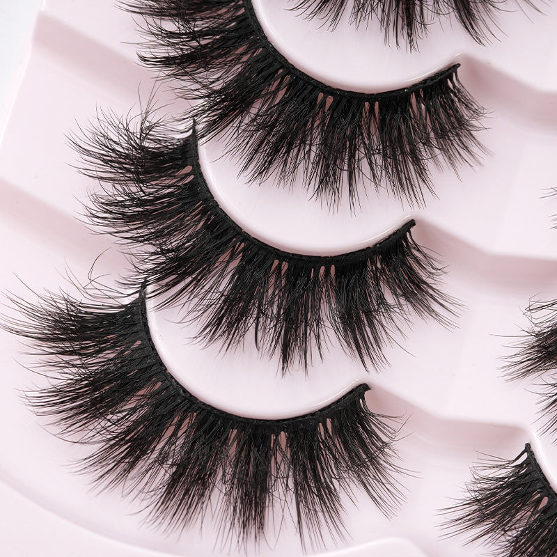 Chemical Fiber Eyelashes Natural Thick Curling False Lashes