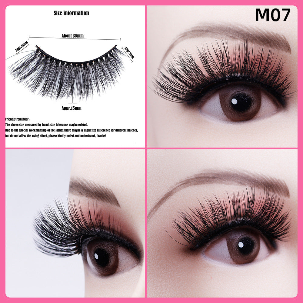 Cross High Imitation Mink Eyelashes Single False Lashes