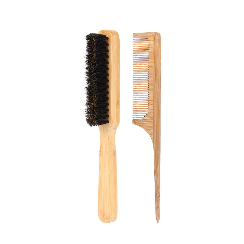 Men's Modeling Suit Bamboo For Greasy Beard Hair Brushes & Combs