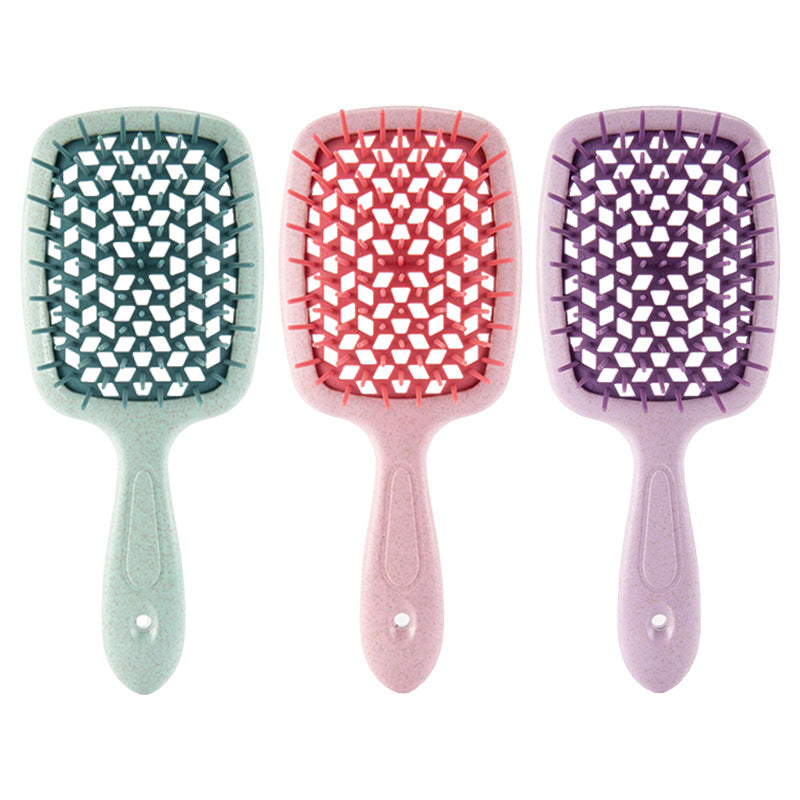 Straw Hollow Ms. Long Special Head Hair Brushes & Combs