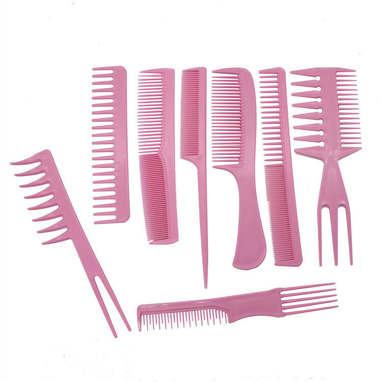 Slouchy Glamorous Hairdressing Plastic Combination Household Hair Brushes & Combs