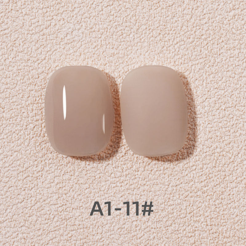 Ice Penetration Flesh Colored Milk Tea Apricot Color Nail Polish