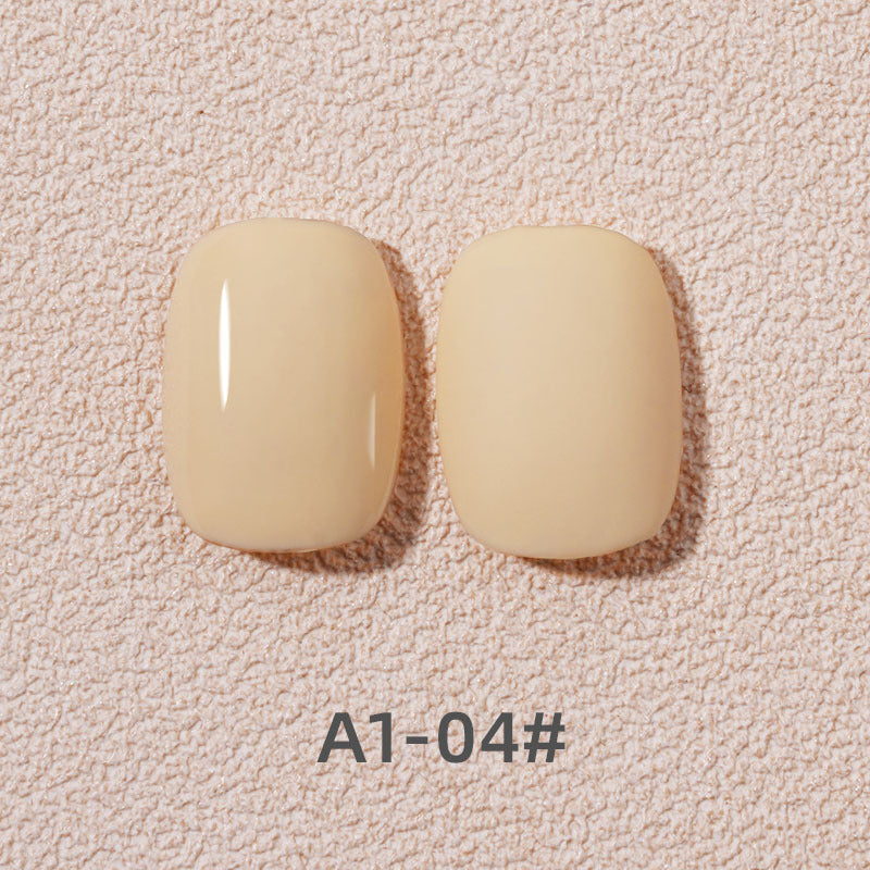 Ice Penetration Flesh Colored Milk Tea Apricot Color Nail Polish