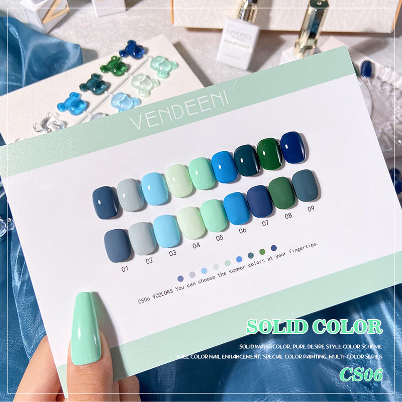 Uv Solid Basic Collection Mini Series Macaron Nail Polish