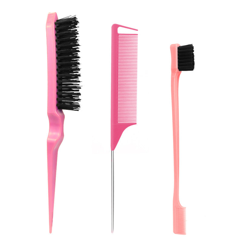 Double Head Eyebrow Brush Steel Needle Tail Hair Brushes & Combs