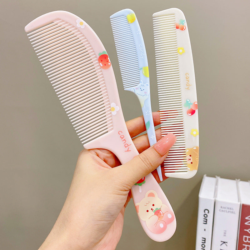 Graceful Small Portable Tail Straight Bangs Hair Brushes & Combs