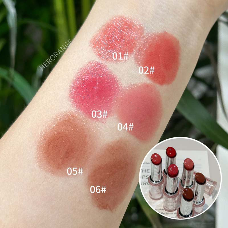 Pink Satin Color Rendering Moisturizing Mirror Lipsticks