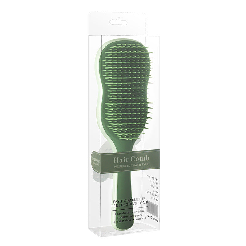 Leaf Long Handle Tidying For Hairdressing Household Hair Brushes & Combs